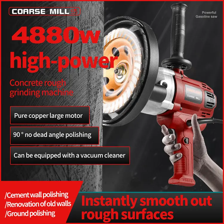 ‌Straight-Handle Cement Block Grinder